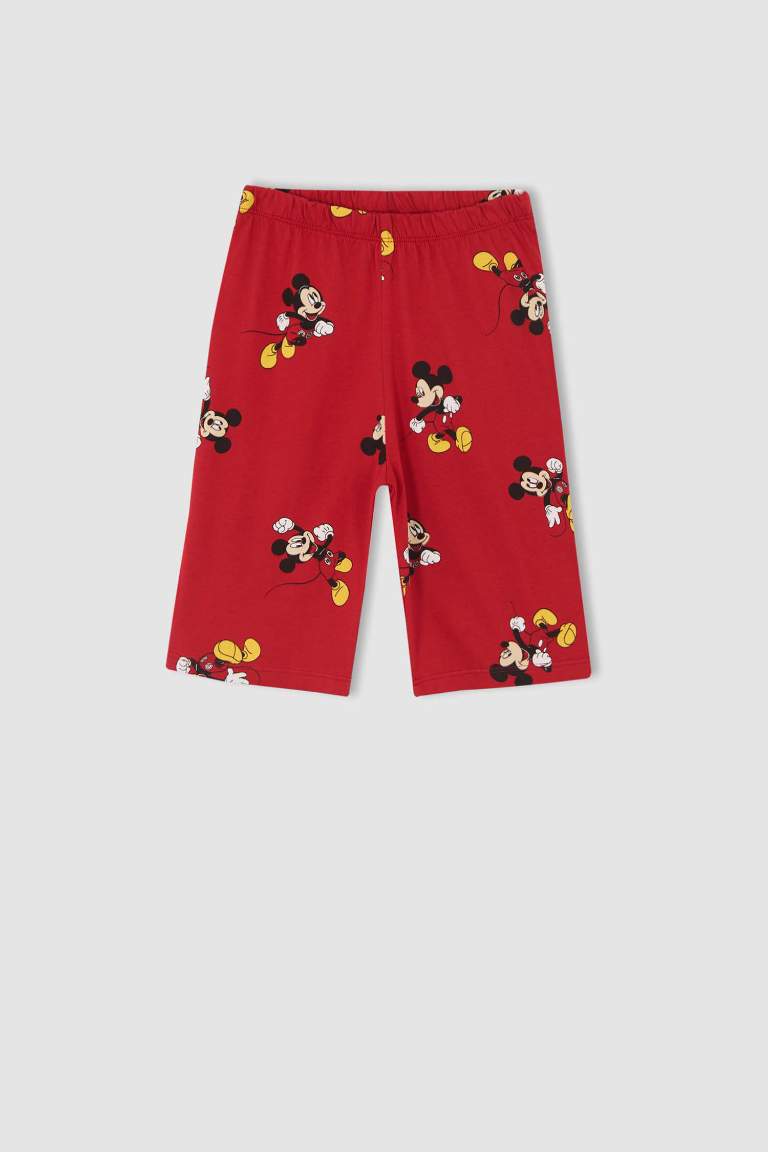 Erkek Çocuk Minnie Mouse Kısa Kollu Pamuklu Pijama Takım