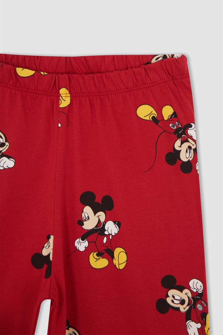 Erkek Çocuk Minnie Mouse Kısa Kollu Pamuklu Pijama Takım