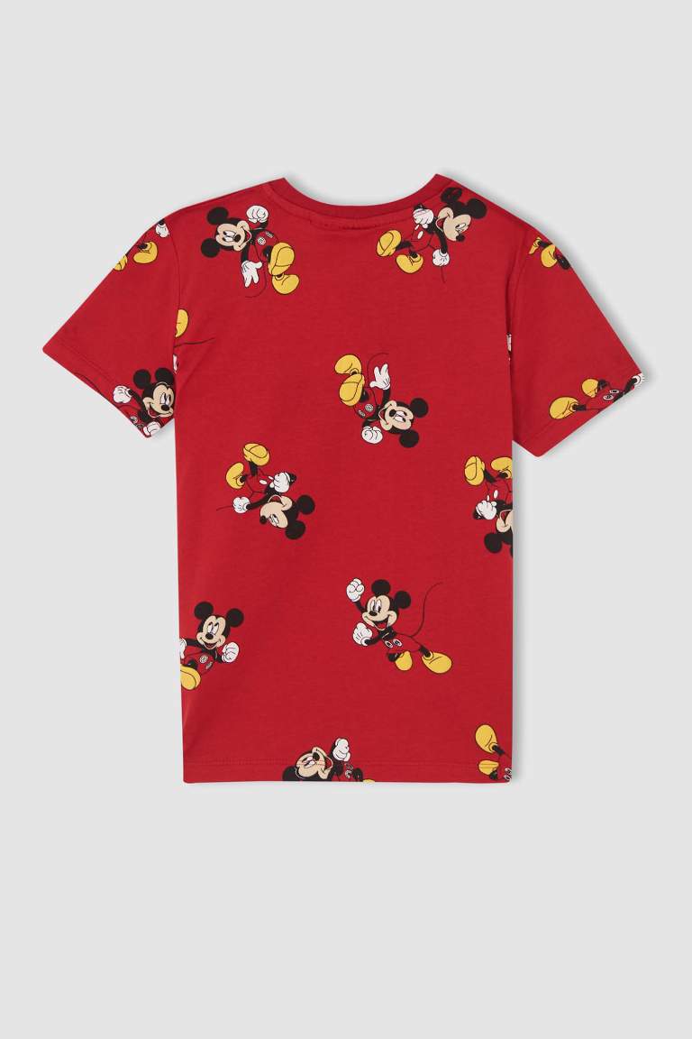 Erkek Çocuk Minnie Mouse Kısa Kollu Pamuklu Pijama Takım