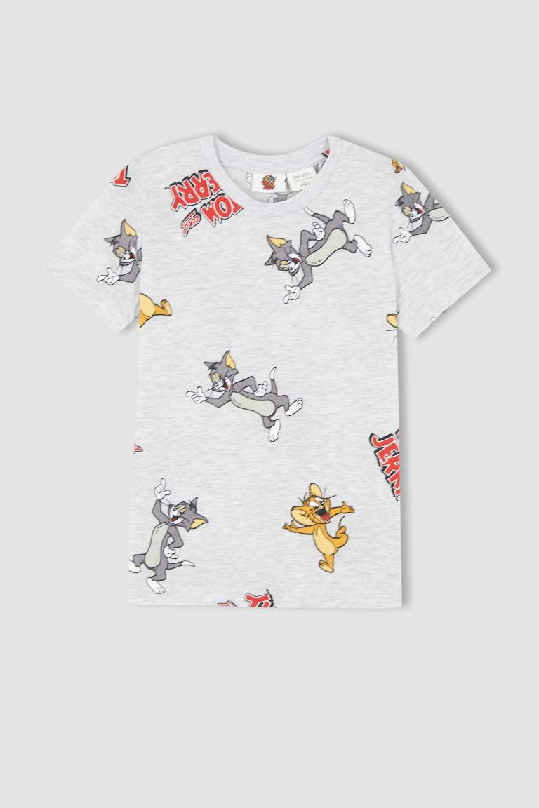 ◆SPAO◆ Tom and Jerry Tom and Jerry Check Short Sleeve Paja PCU1141467-BI.jpeg