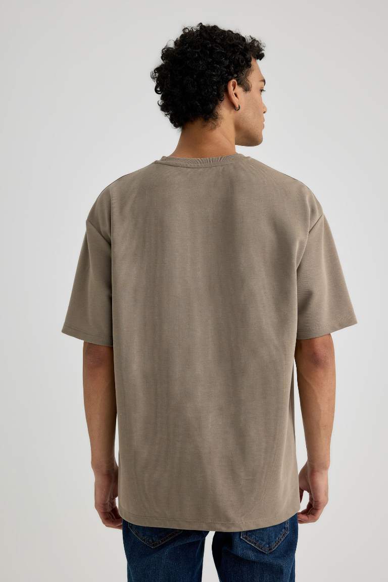 Oversize Fit Crew Neck Basic Cotton Premium T-Shirt