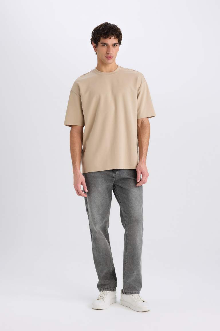 Oversize Fit Crew Neck T-Shirt