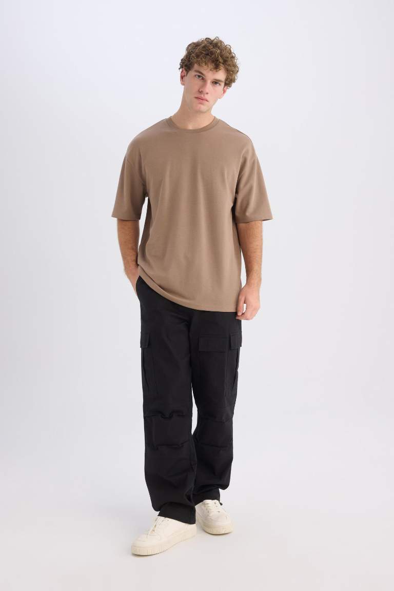 Oversize Fit Crew Neck T-Shirt