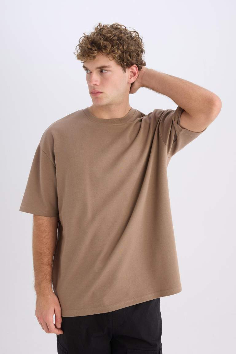 Oversize Fit Crew Neck T-Shirt