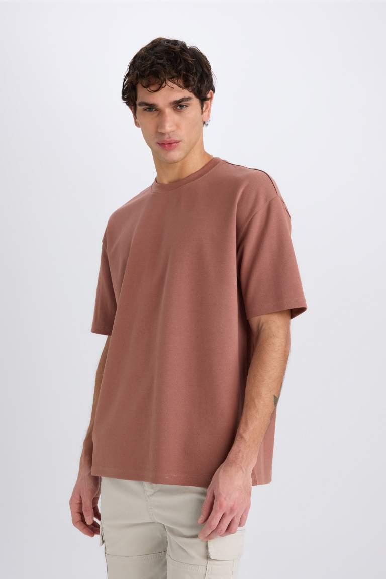 Oversize Fit Crew Neck T-Shirt