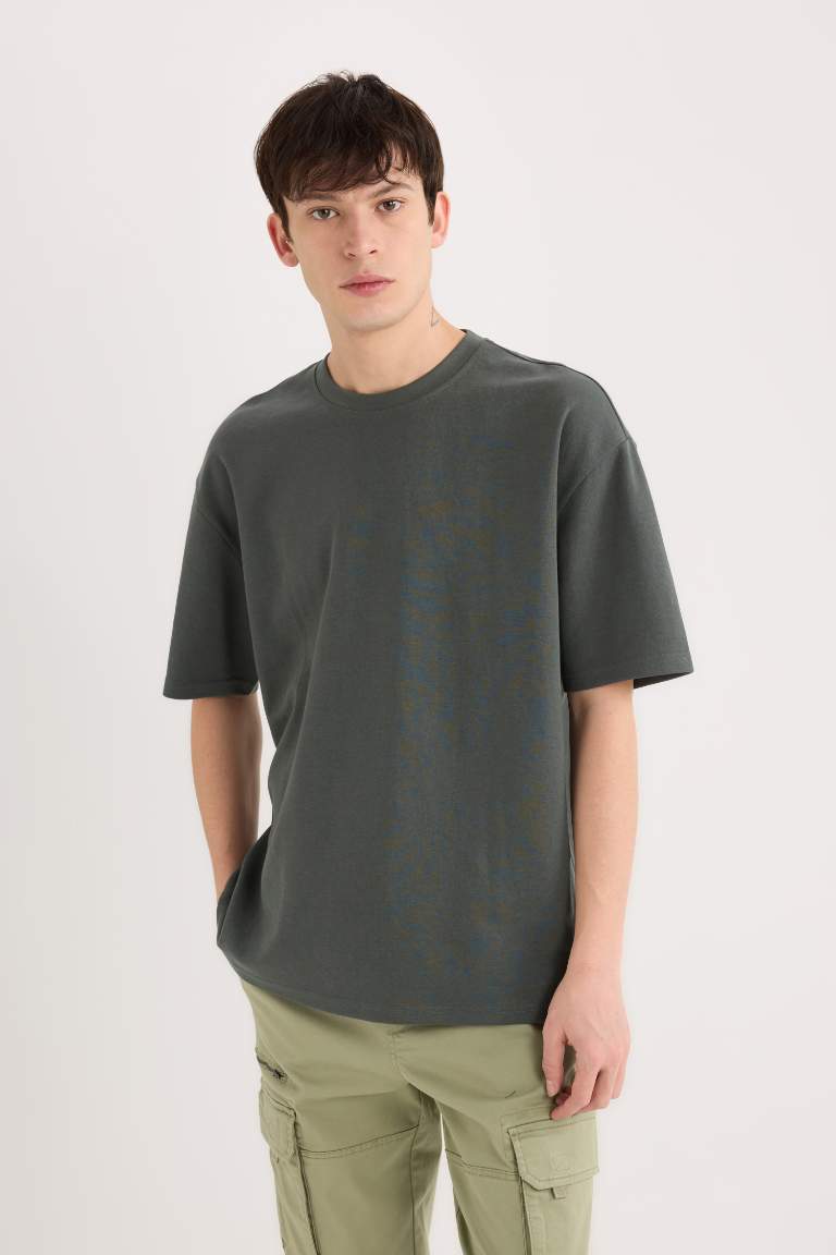 Oversize Fit Crew Neck T-Shirt