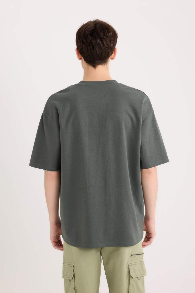 Oversize Fit Crew Neck T-Shirt