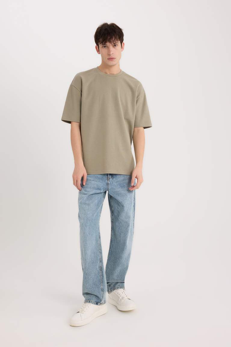 Oversize Fit Crew Neck T-Shirt