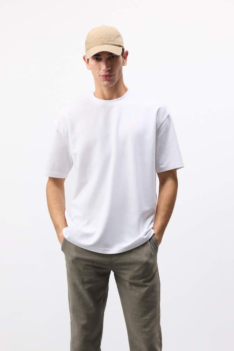 Oversize Fit Crew Neck T-Shirt