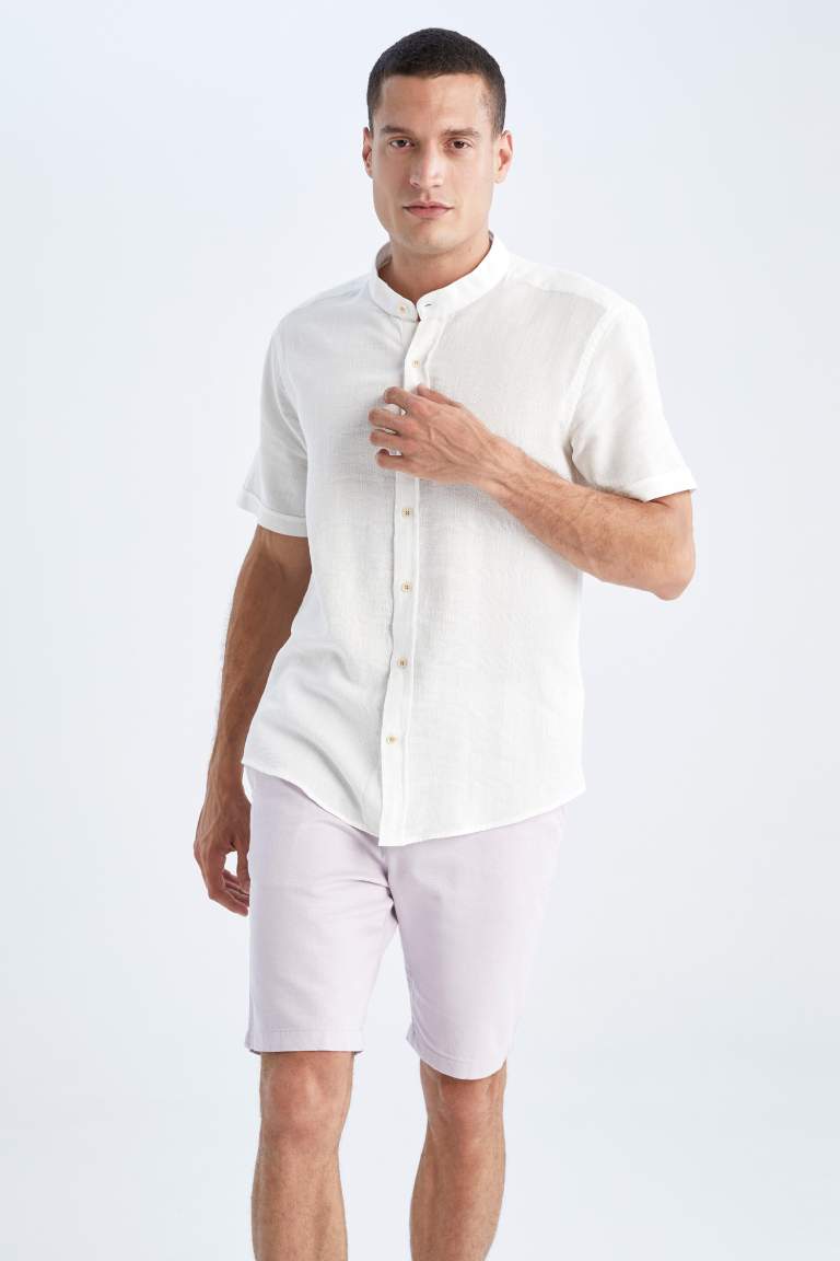 Regular Fit Cotton Bermuda