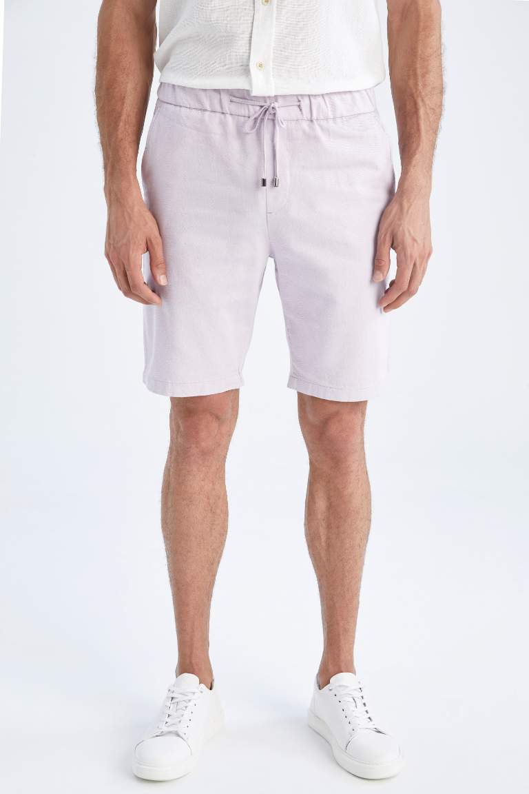 Regular Fit Cotton Bermuda