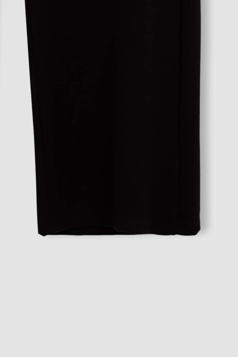 Relax Fit Yumuşak Dokulu Geniş Paça Pantolon