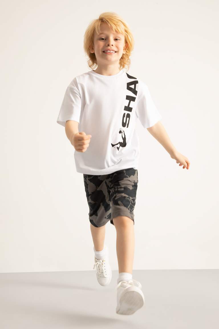 Boy Regular Fit Shaquille O'Neal Printed Short