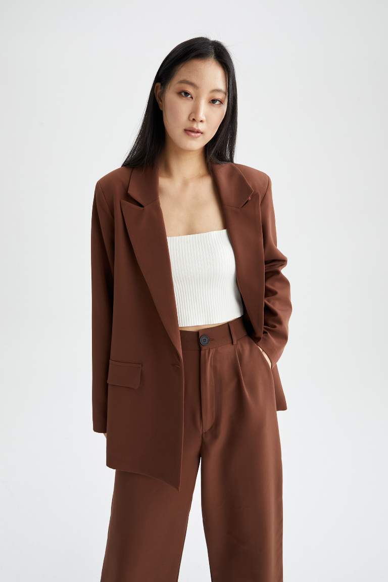 Oversize Fit Blazer Ceket