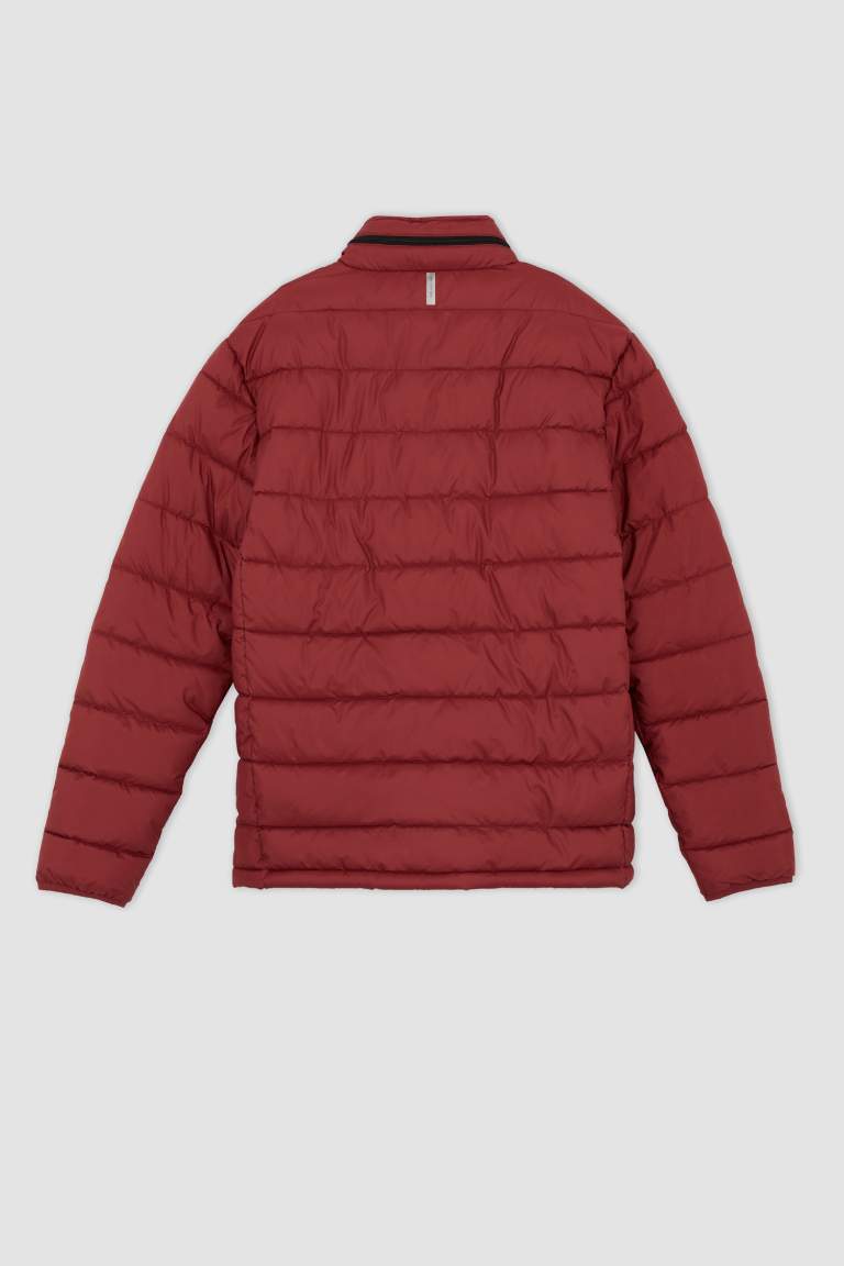 DeFactoFit Slim Fit Su İtici Rüzgar Geçirmez Şişme Mont