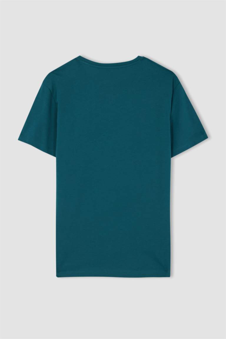 Slim Fit Short Sleeve California Print T-Shirt
