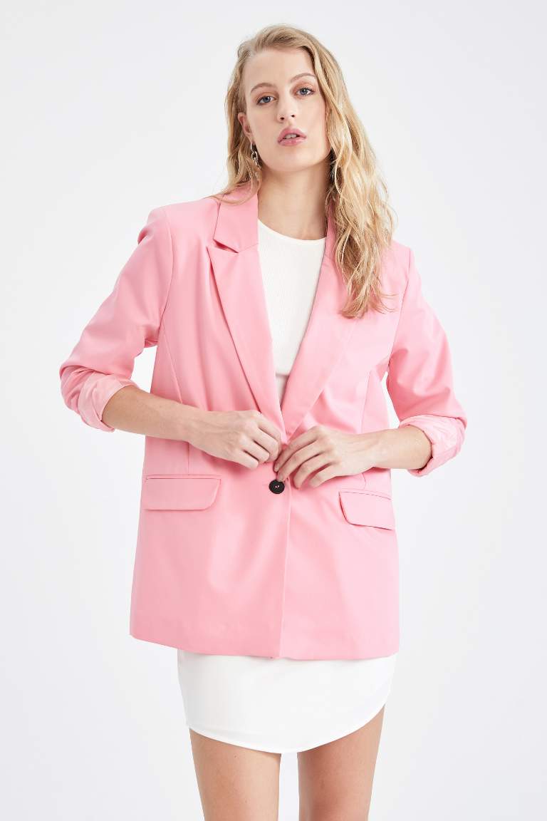Oversize Geniş Kalıp Blazer Ceket