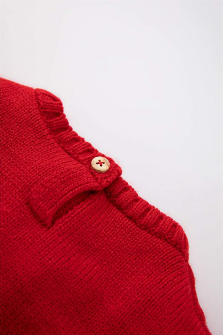 Red BABY GIRL 2 piece Regular Fit Long Sleeve Dress 2514369 DeFacto