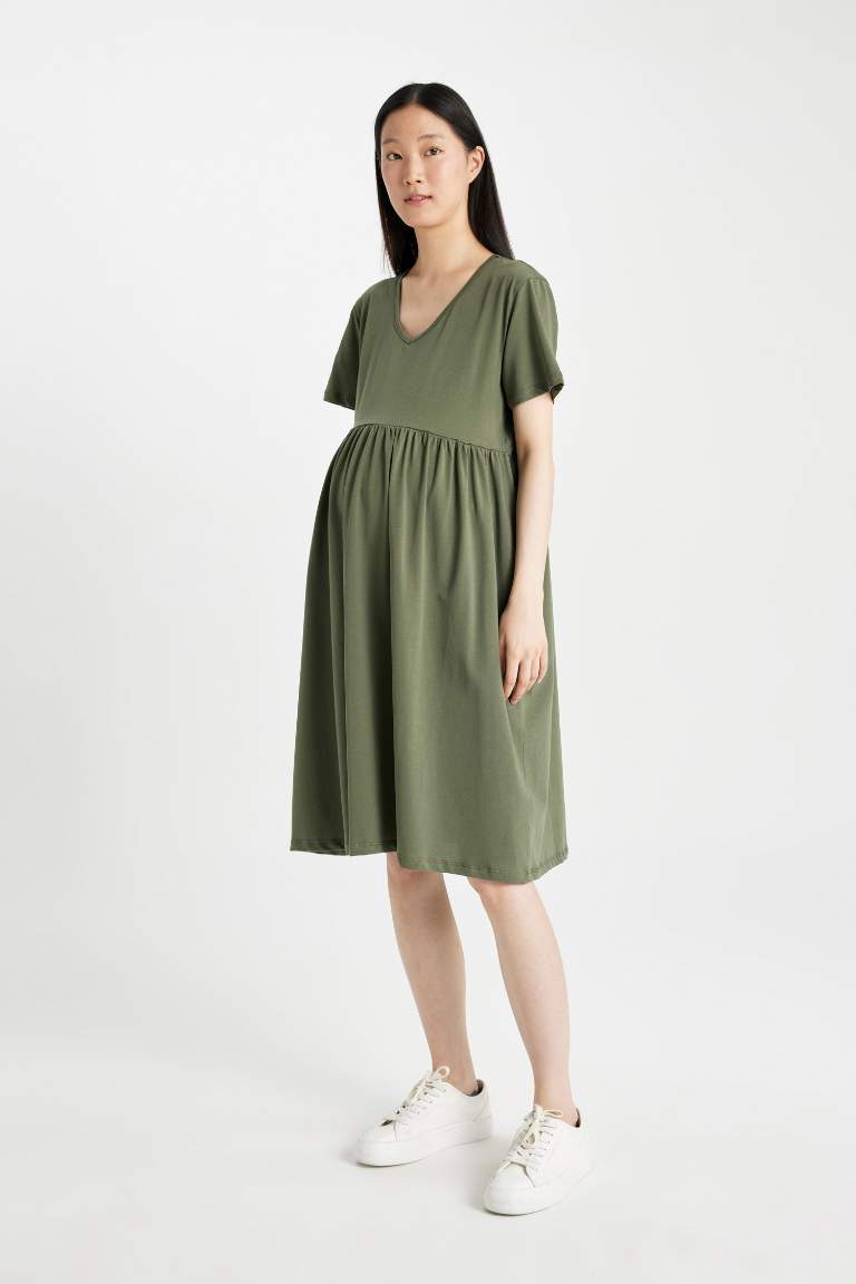 Regular Fit Short Maternity Dress