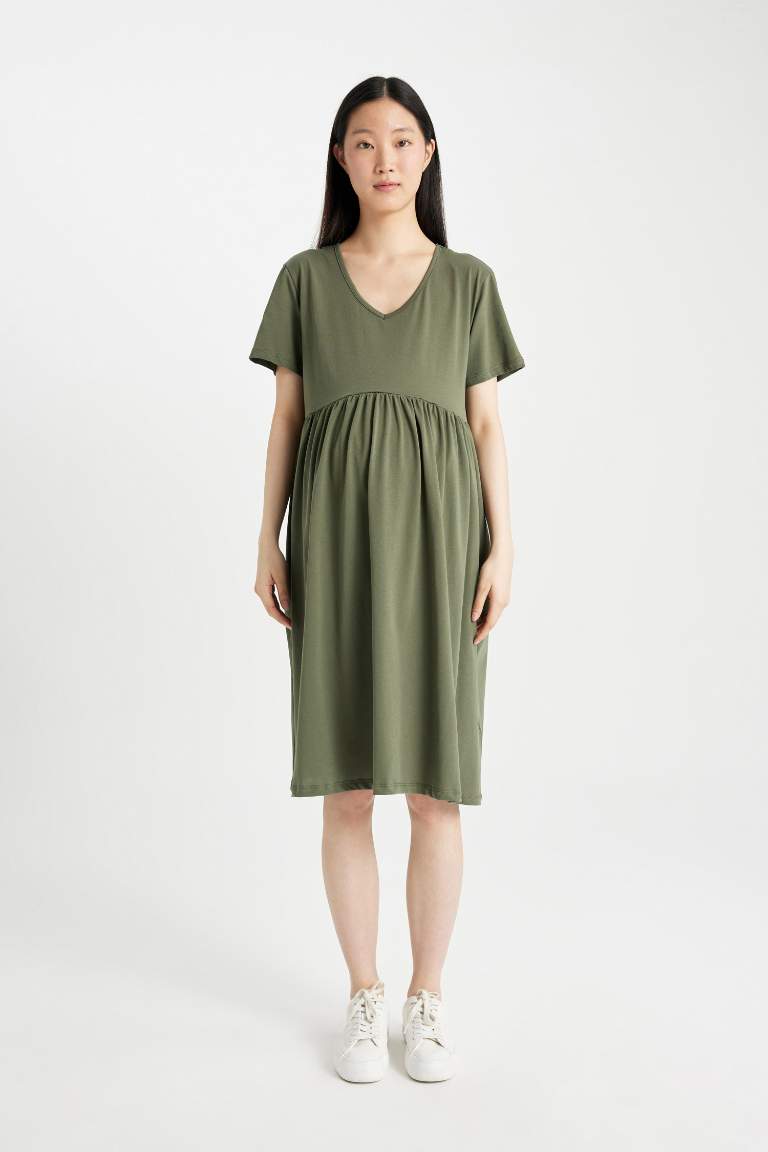 Regular Fit Short Maternity Dress