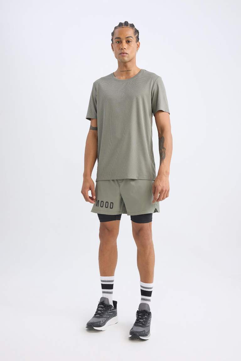 DeFactoFit Slim Fit Short Sleeve Sports T-Shirt