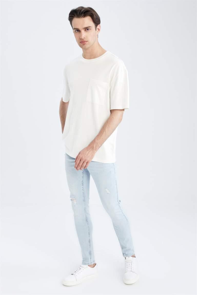 Skinny Comfort Fit Normal Waist Slim Leg Jeans