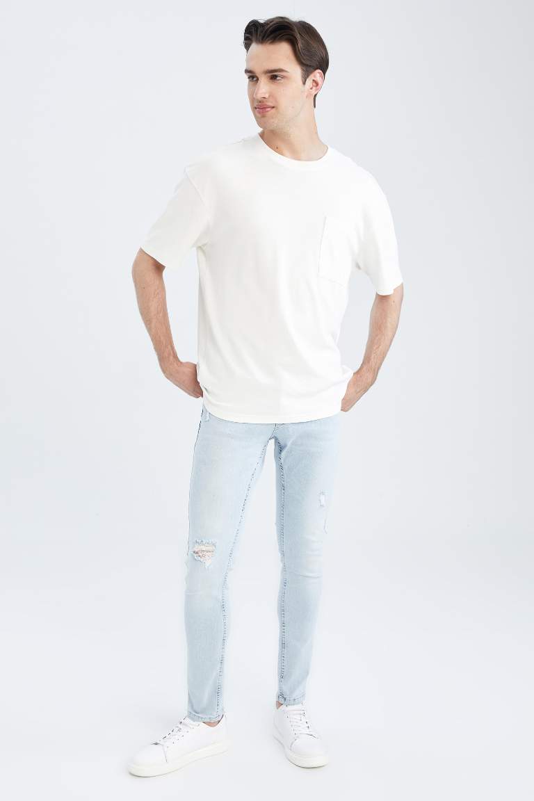 Skinny Comfort Fit Normal Waist Slim Leg Jeans