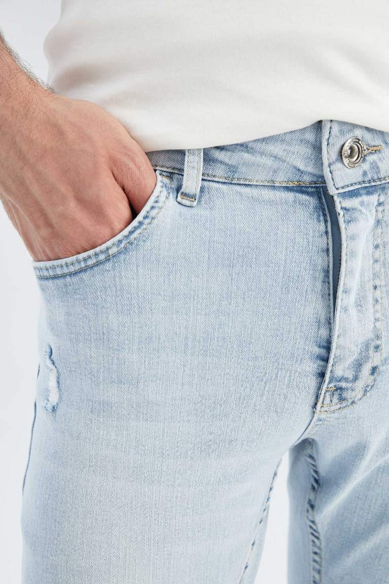 Skinny Comfort Fit Normal Waist Slim Leg Jeans