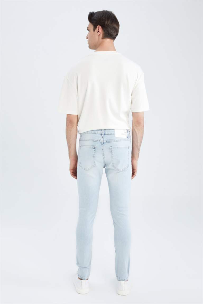 Skinny Comfort Fit Normal Waist Slim Leg Jeans