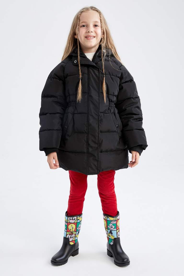 Girl Hooded Puffer Jacket