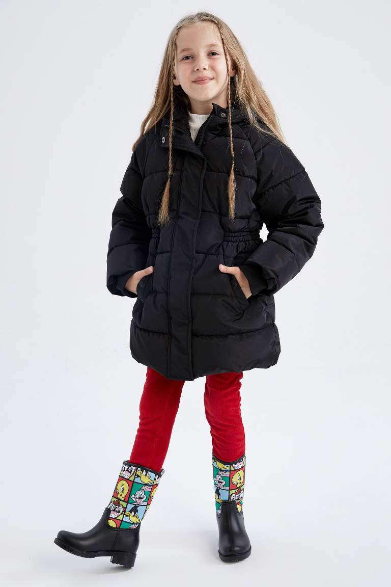 Girl Hooded Puffer Jacket