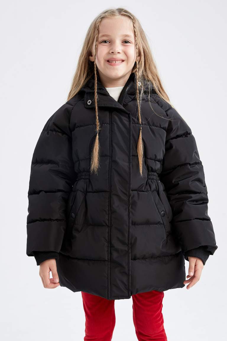 Girl Hooded Puffer Jacket