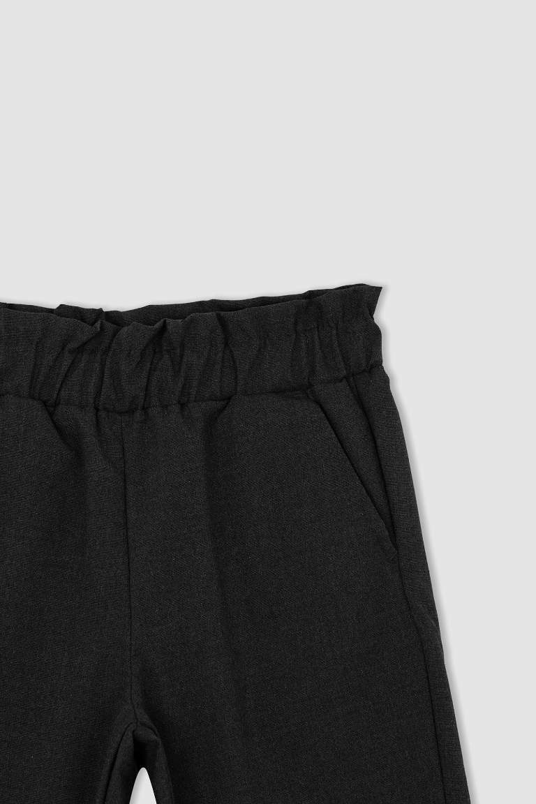 Girl's Anthracite School Trousers