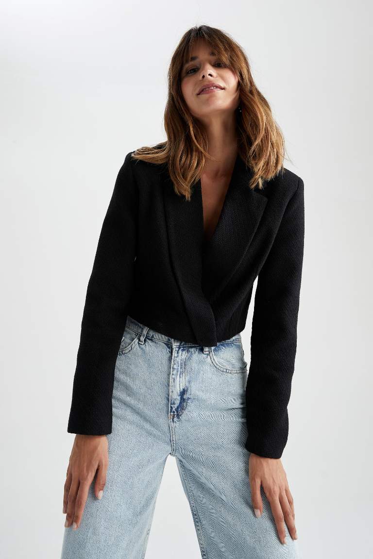 Crop Tuvit Blazer Ceket