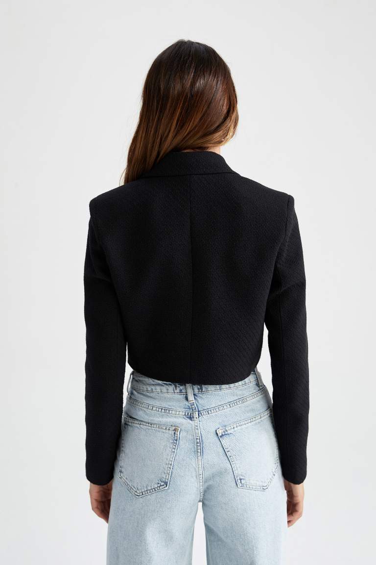 Crop Tuvit Blazer Ceket
