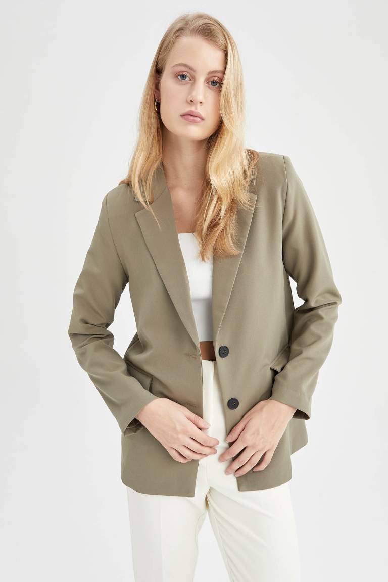 Loose Fit Blazer Ceket
