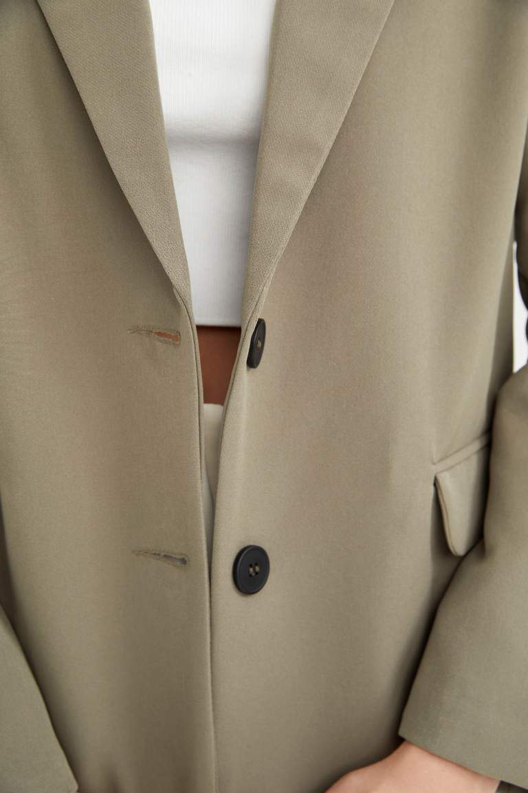 Loose Fit Blazer Ceket