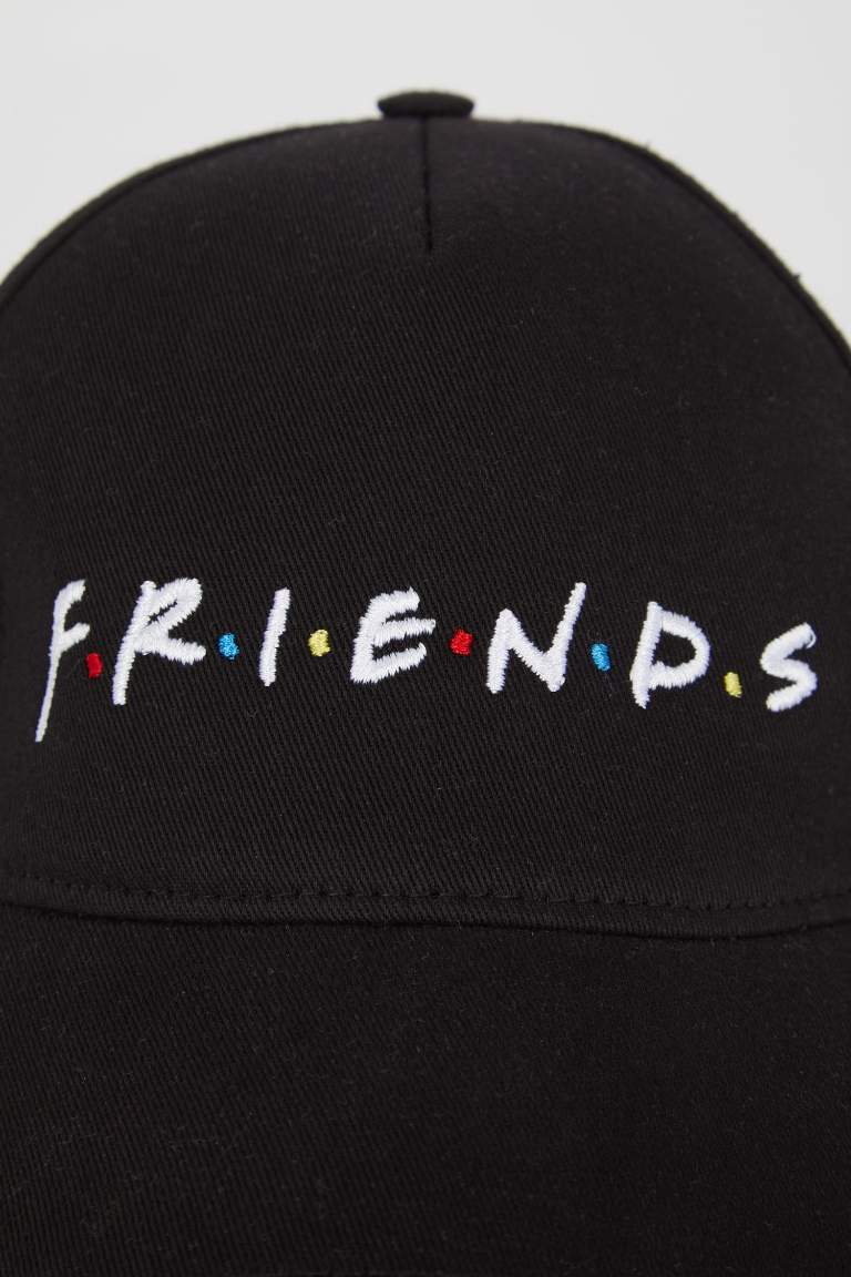 Erkek Friends Nakışlı Pamuklu Cap Şapka