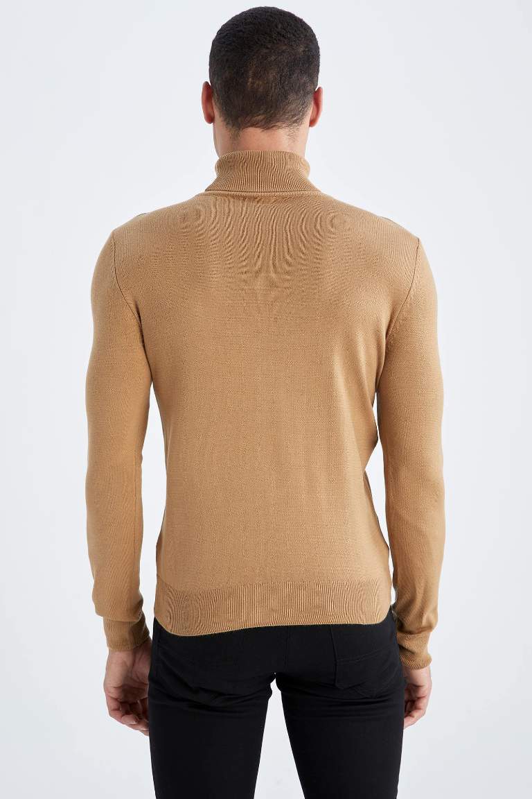 Slim Fit Turtleneck Turtleneck Knitwear Sweater