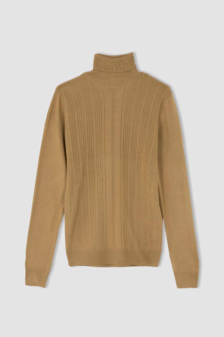 Slim Fit Turtleneck Turtleneck Knitwear Sweater
