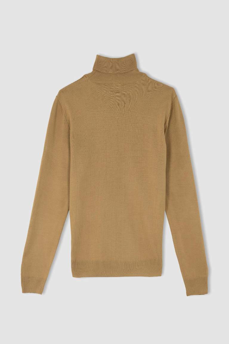 Slim Fit Turtleneck Turtleneck Knitwear Sweater