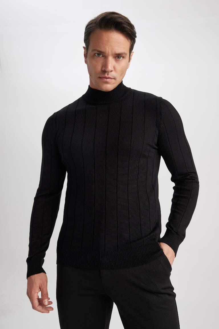 Slim Fit Half Turtleneck Sweater