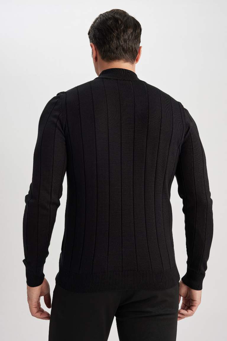 Slim Fit Half Turtleneck Sweater