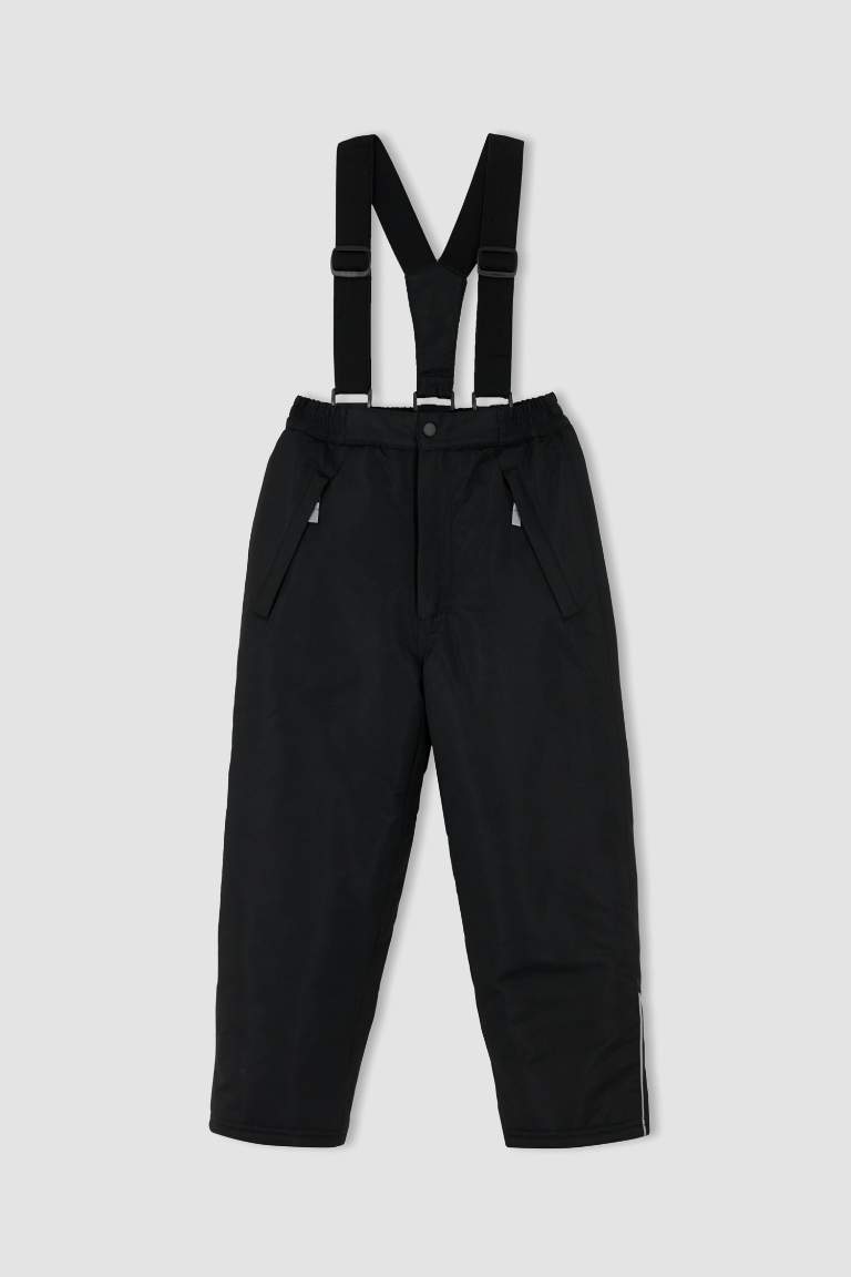 Boy Water Repellent Strap Ski Pants