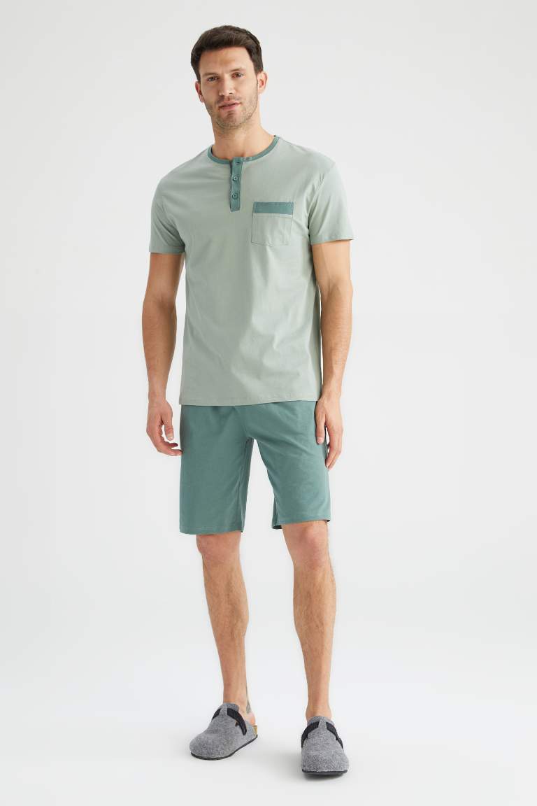 Regular Fit Bisiklet Yaka 2'li Takım