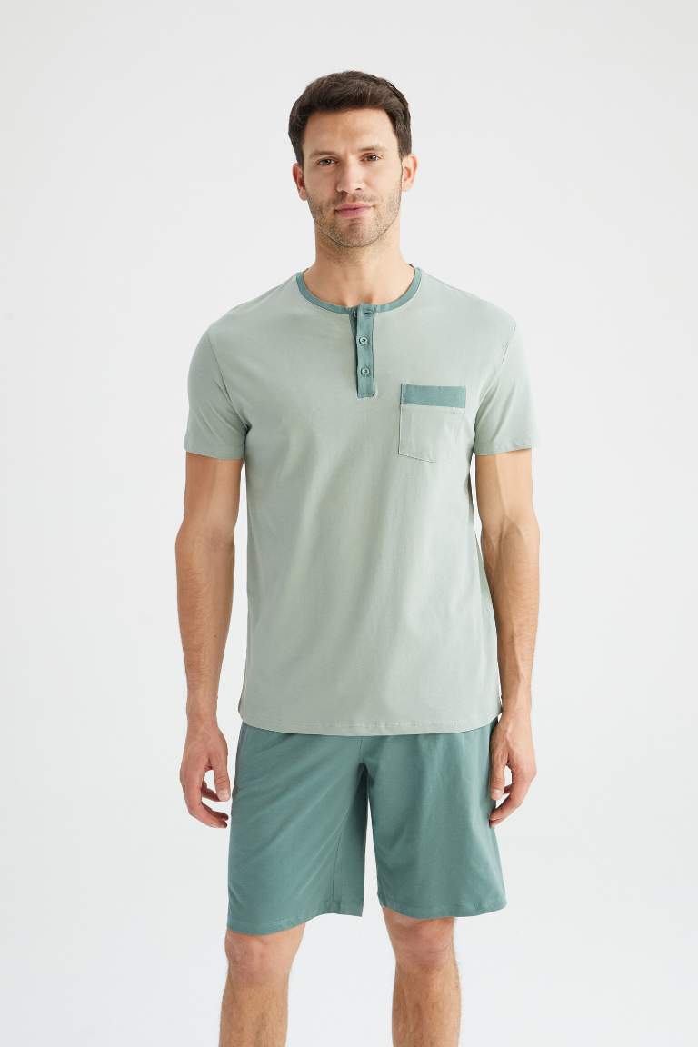 Regular Fit Bisiklet Yaka 2'li Takım