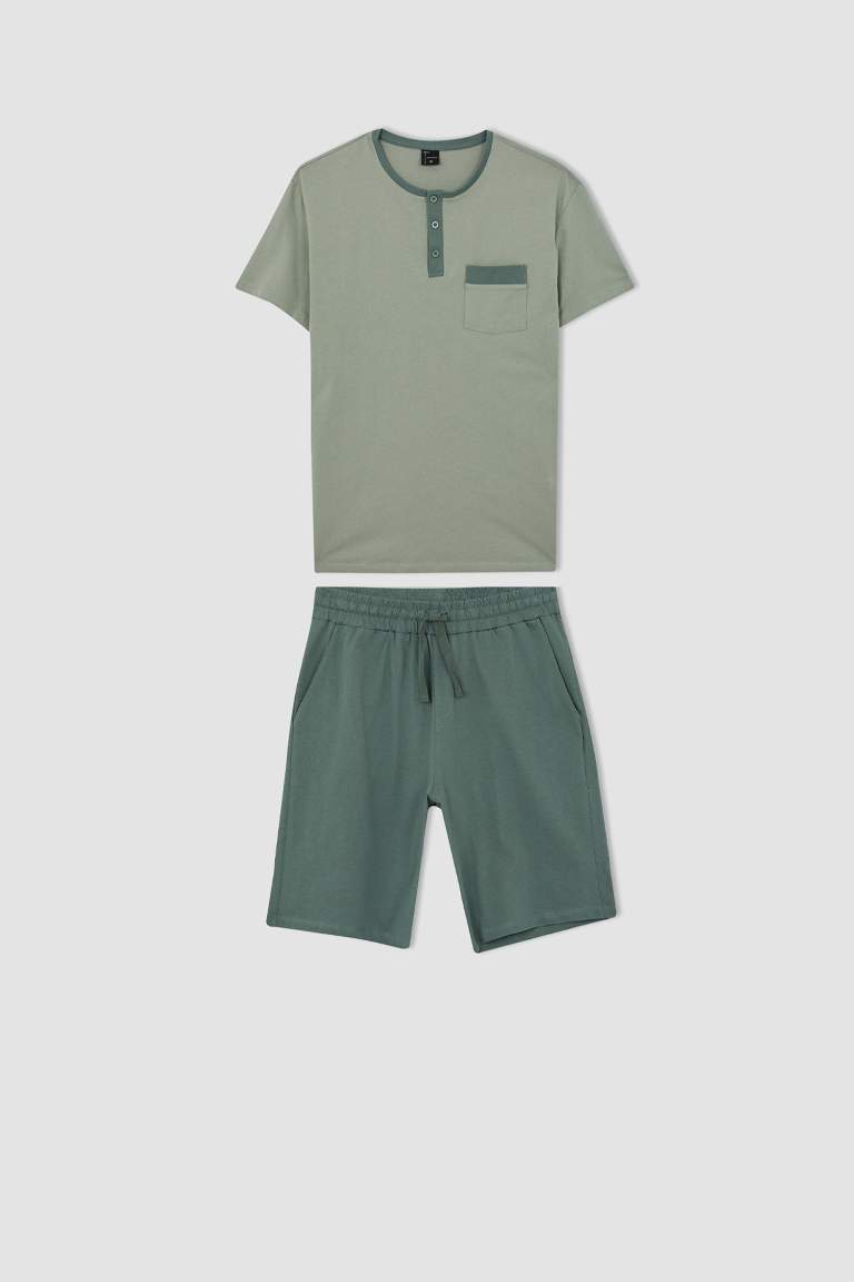 Regular Fit Bisiklet Yaka 2'li Takım