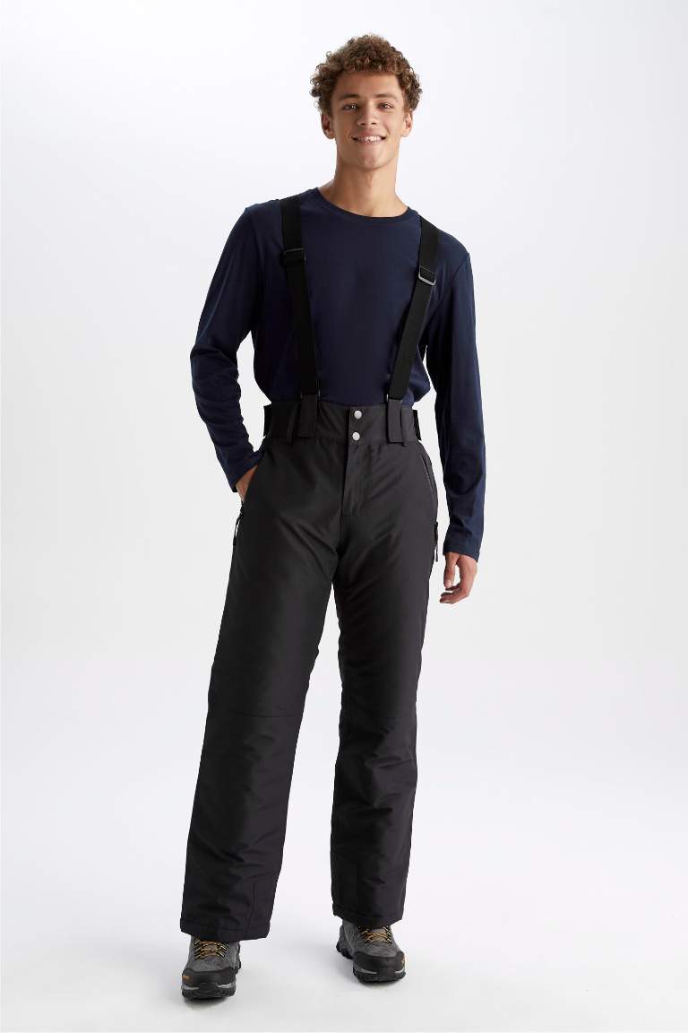 DeFactoFit Regular Fit Askılı Kayak Eşofman Altı