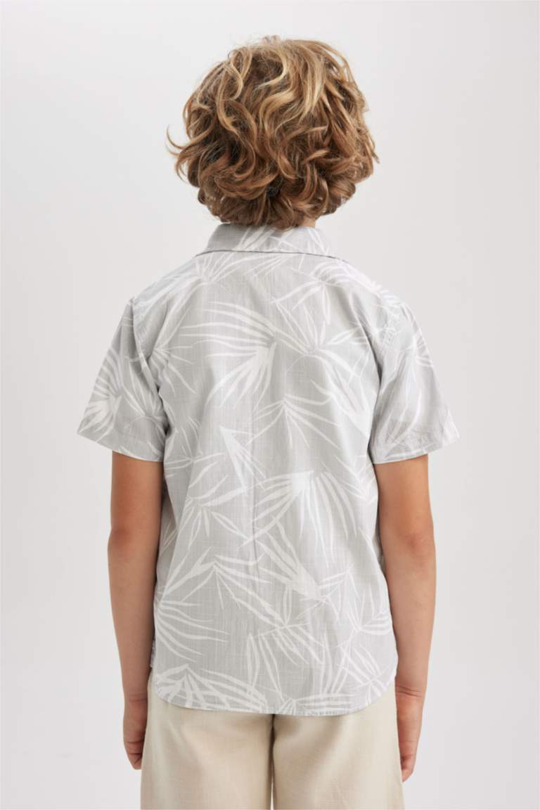 Chemise Tory Sport Blanche Stretch - Manches Courtes, Col Poplin, Performance Moyenne, Taille M