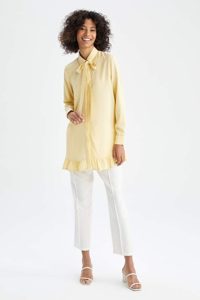 Regular Fit Long Sleeve Shirt Tunic